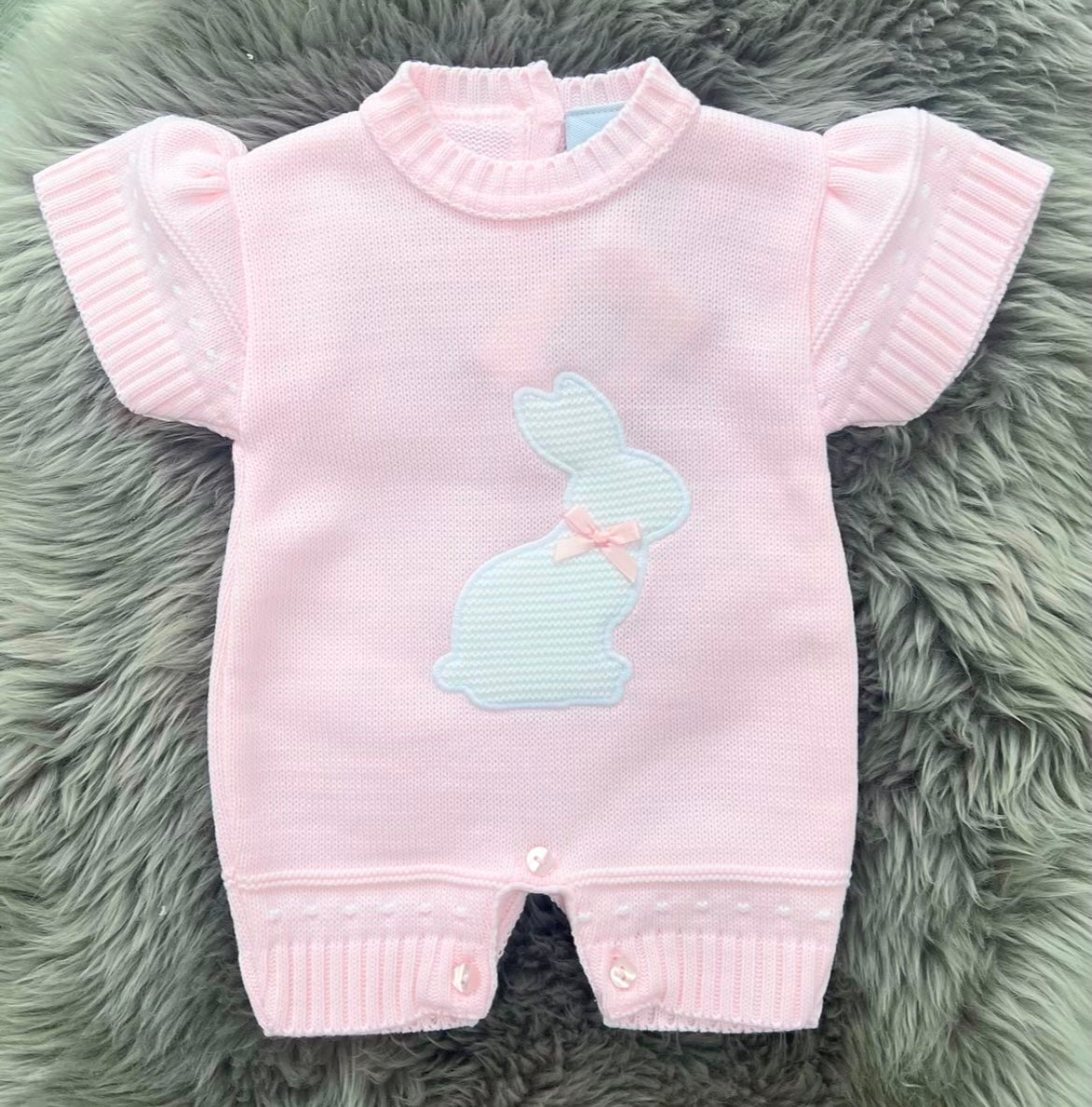 Pink Bunny Romper