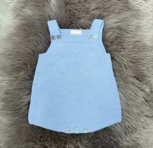 Blue bobble romper