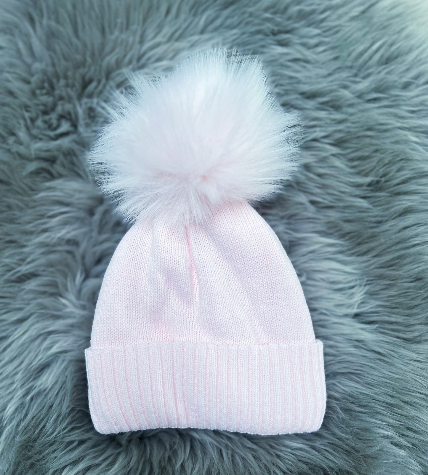 Pink PomPom Hat