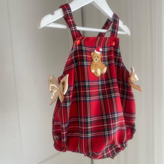 BIE EXCLUSIVE GIRLS CHRISTMAS ROMPER