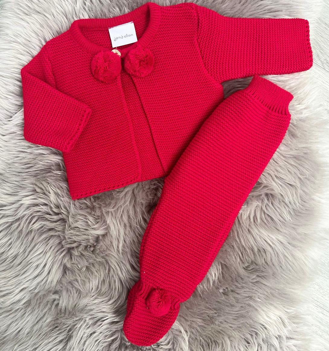 Red PomPom 2 Piece