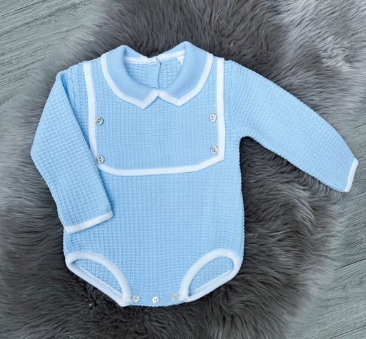 Blue Harley Romper