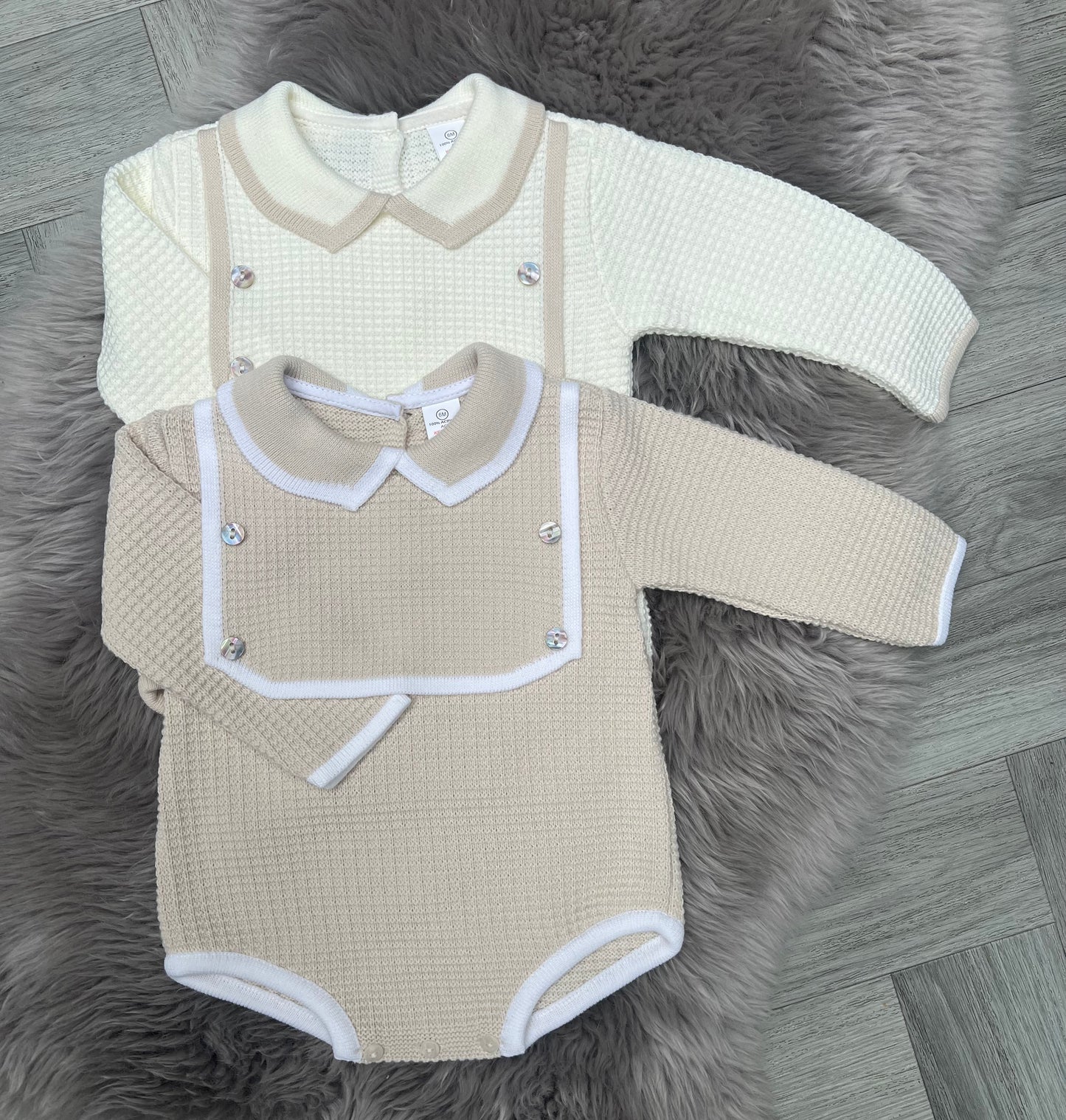 Beige Harley Romper